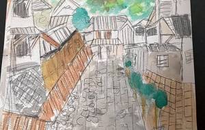 古い京都の町並み - まゆゆ