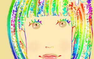 虹色に光る女の子 - ハヤシダ ヨウコ