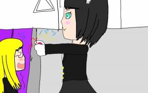 電車で寝てる友達にねこだまし - 来世