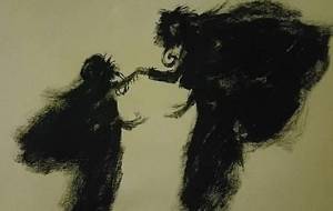 紋白蝶少女の思い出の愛(思い出のお花畑、紋白蝶お母さんと) - 真鍋哲地