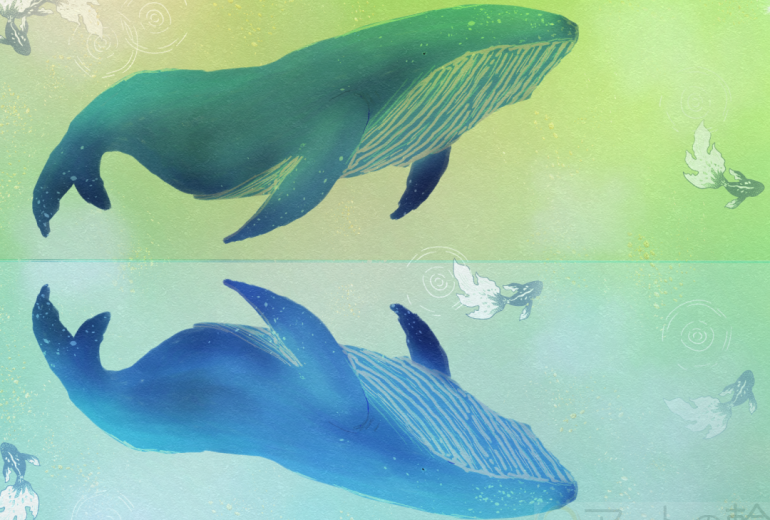 クジラと金魚