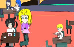 高級ホテルの食堂 - 来世