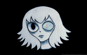 宝石の目の少女 - 黒越瑠香