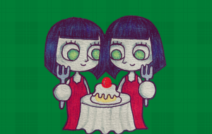 双子とひとつのケーキ - 黒越瑠香 