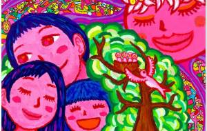 優しい木と鳥の巣 - 八木ひでとも