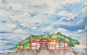 海と神社 - HIDE