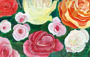 私に幸せと勇気をくれたバラ - 岩本 麻希