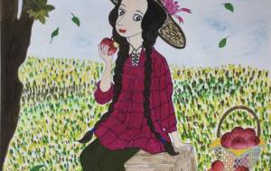 りんご農園で - 赤﨑ゆみ子 