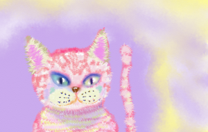 白い足の猫さん - ゆふーち