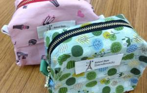 ボックスポーチ - みかんの皮