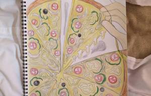 とろ〜りピザ - まる