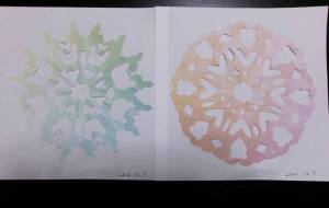 折り紙切り絵柄5 - 明紅葉