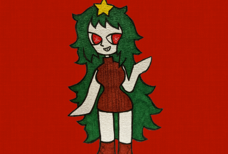 クリスマスツリーガール2