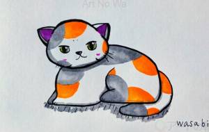 三毛柄のねこ - ヒナタノゾム