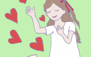 讃美歌を歌う少女 - 水谷裕子