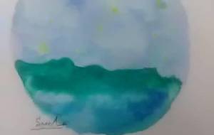 evening mountain - サオリ