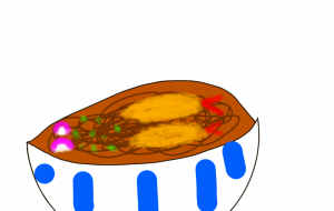 年越しそば - にゃんこそばこ