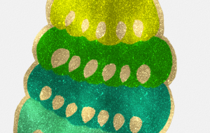 クリスマスツリー - 虹とシャボン玉