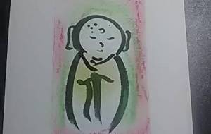 明け方の宵の星の地蔵 - サオリ