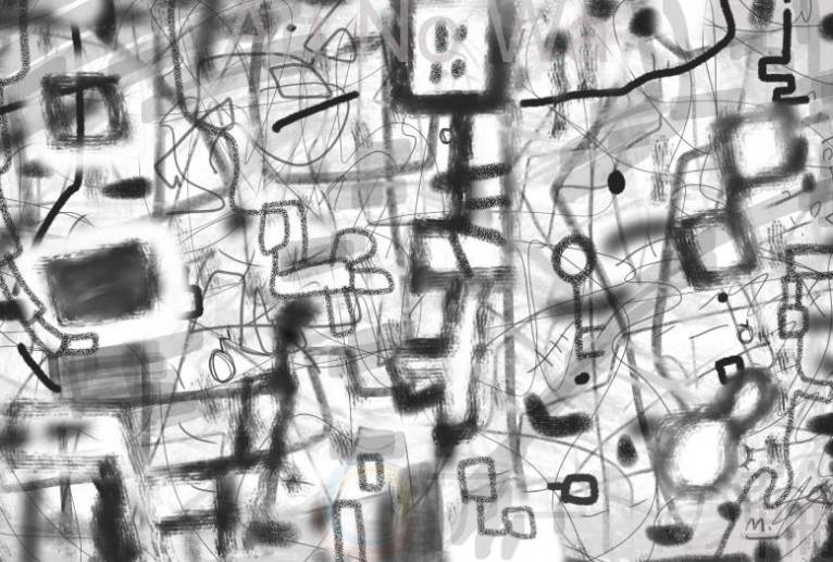 抽象デジタルパート12ー1 - 万煉（まれん） 