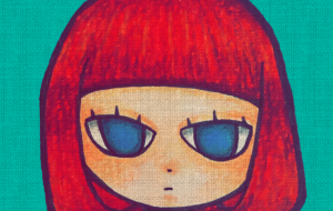 目つきの悪い赤髪ボブの子 - 黒越瑠香