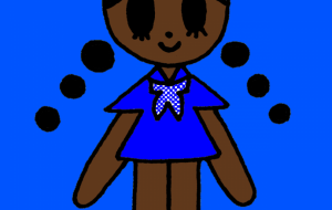 青セーラー服 - 黒越瑠香