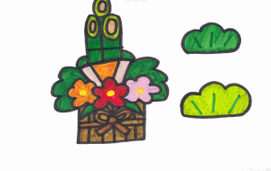お正月のお花と竹 - マーボー