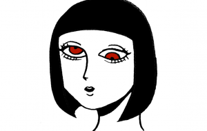 斜視の女性 - 黒越瑠香