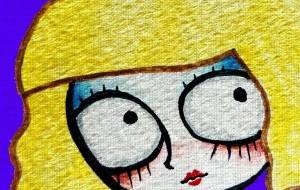 ブルーアイシャドウ - 黒越瑠香