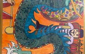 龍 - 白と黒を和える