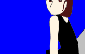 堤防に腰掛ける彼女 - 高瀬文章