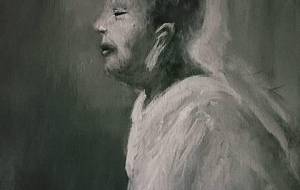 東洋ネオ印象的慈悲写実作品(釈迦) - 真鍋哲地