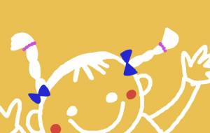 明るい三つ編みの女の子 - 香織