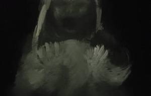 核戦争反対!、戦火、お孫さんの死を抱きしめて(昨日までの笑顔お孫さん、おばあさんの思い出) - 真鍋哲地