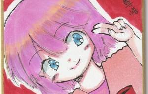 女の子 豆色紙 - 社容尊悟