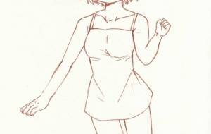 お花とかわいい女の子 塗り絵 - 社容尊悟