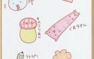 商品開発色紙イラスト2 グッズにしたいな - 社容尊悟