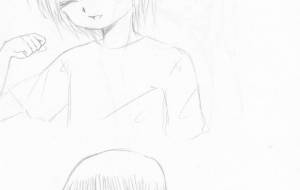 男の子も女の子も シャーペンイラスト - 社容尊悟