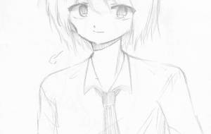 仕方ないなあ 男の子 シャーペンイラスト - 社容尊悟