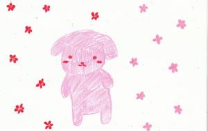 うさちゃんと花 - 社容尊悟