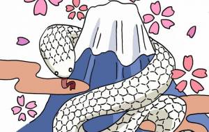 大蛇の住む富士山 - 工房はんど こじか