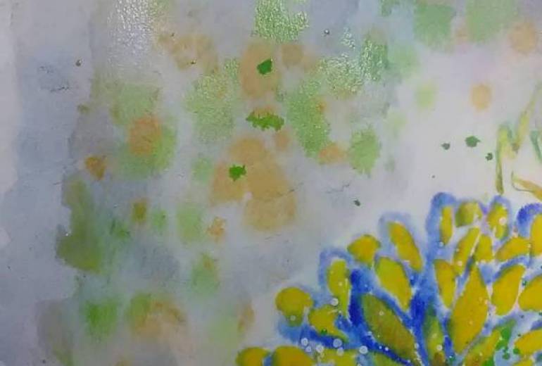 岩山のタンポポ