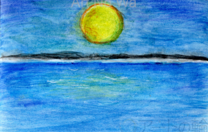 月夜の海 - 柴田 和子