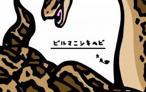 ビルマニシキヘビ - シマハイエナ
