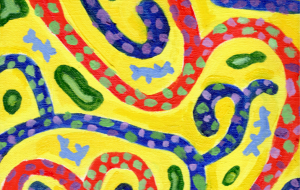 「癲狂和画」のための表紙絵 - 大坪命樹