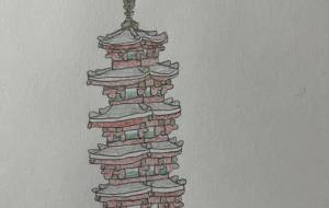 法隆寺五重塔 - 柳田城治