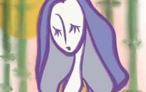 竹の中の美女 - 角+