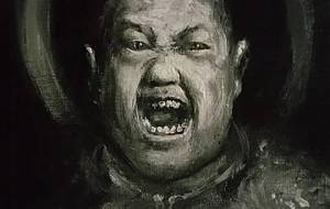 第32回全国サムホール公募展(選外作品)金剛力士像 - 真鍋哲地