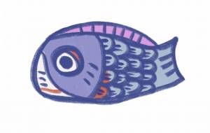 たい焼き風鯉のぼり - 角＋ 