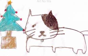 ハチワレねこのクリスマス -